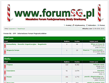Tablet Screenshot of forumsg.pl